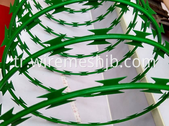 PVC Coated Concertina Wire